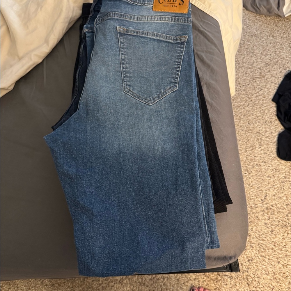 Chaps Men's Denim Jeans - Classic Blue